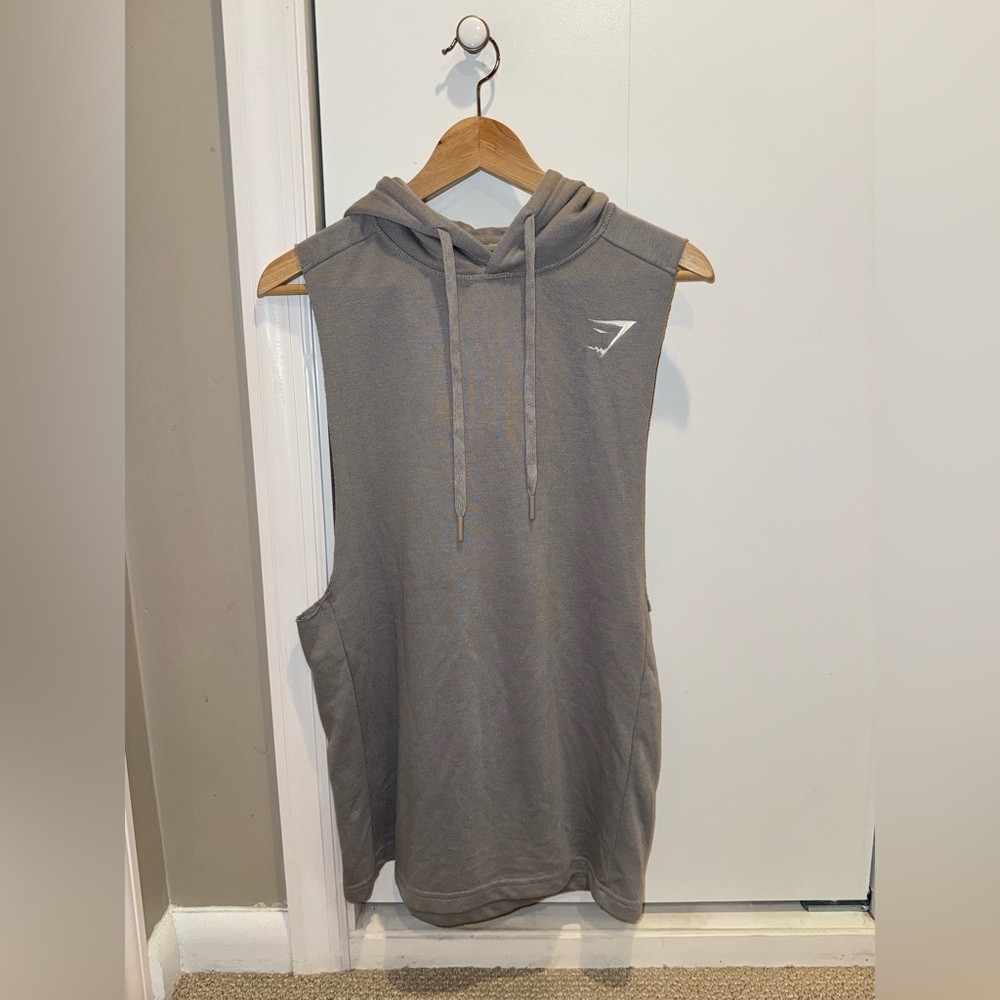 Gymshark men’s tank top hoodie